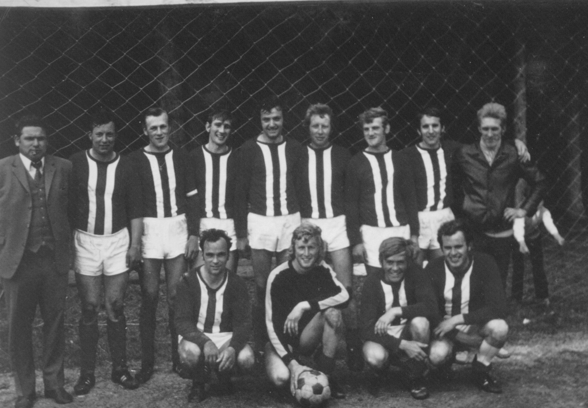 Fußballmannschaft in den 70-er Jahren Image
