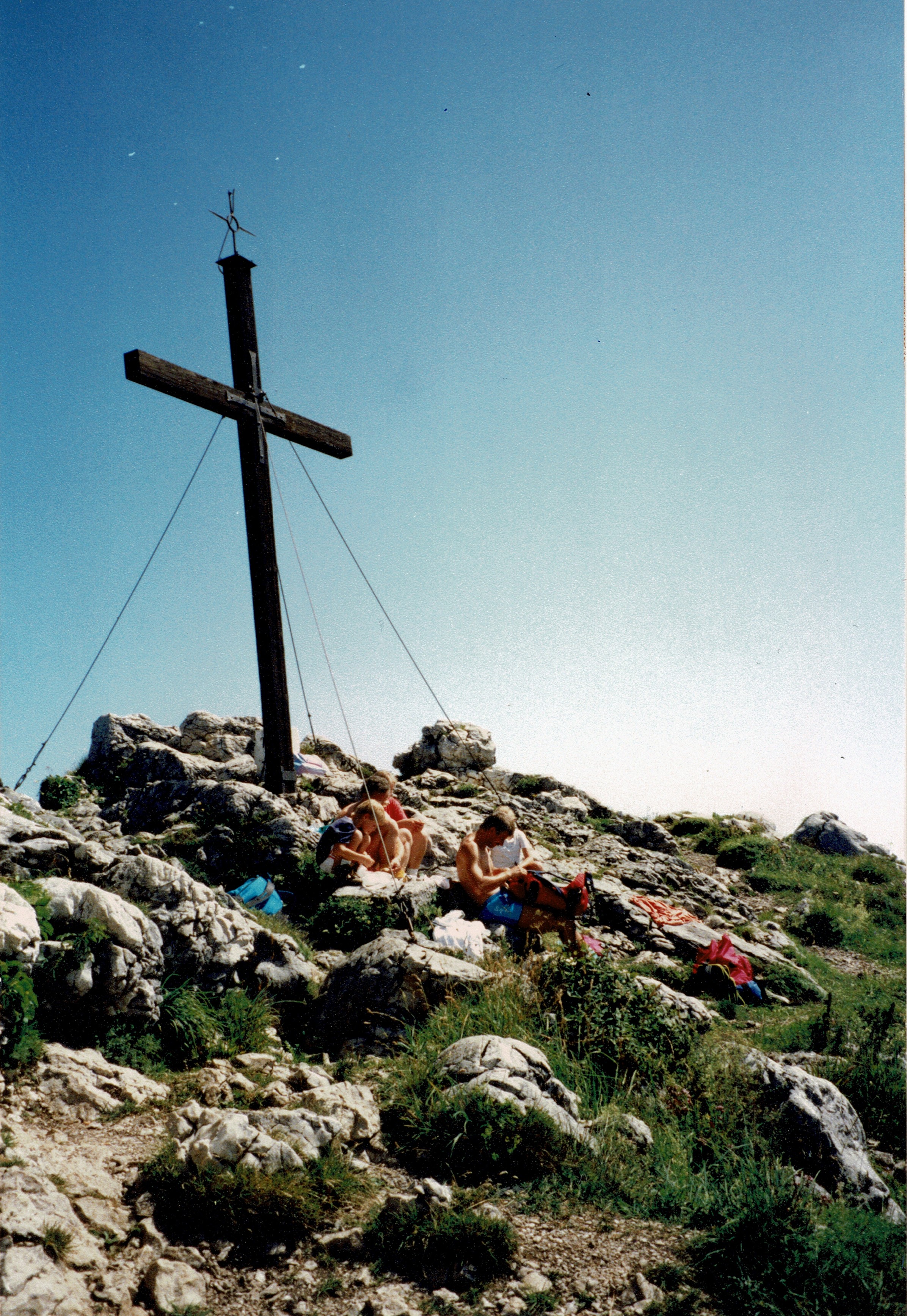 Spitzstein Gipfelkreuz Image