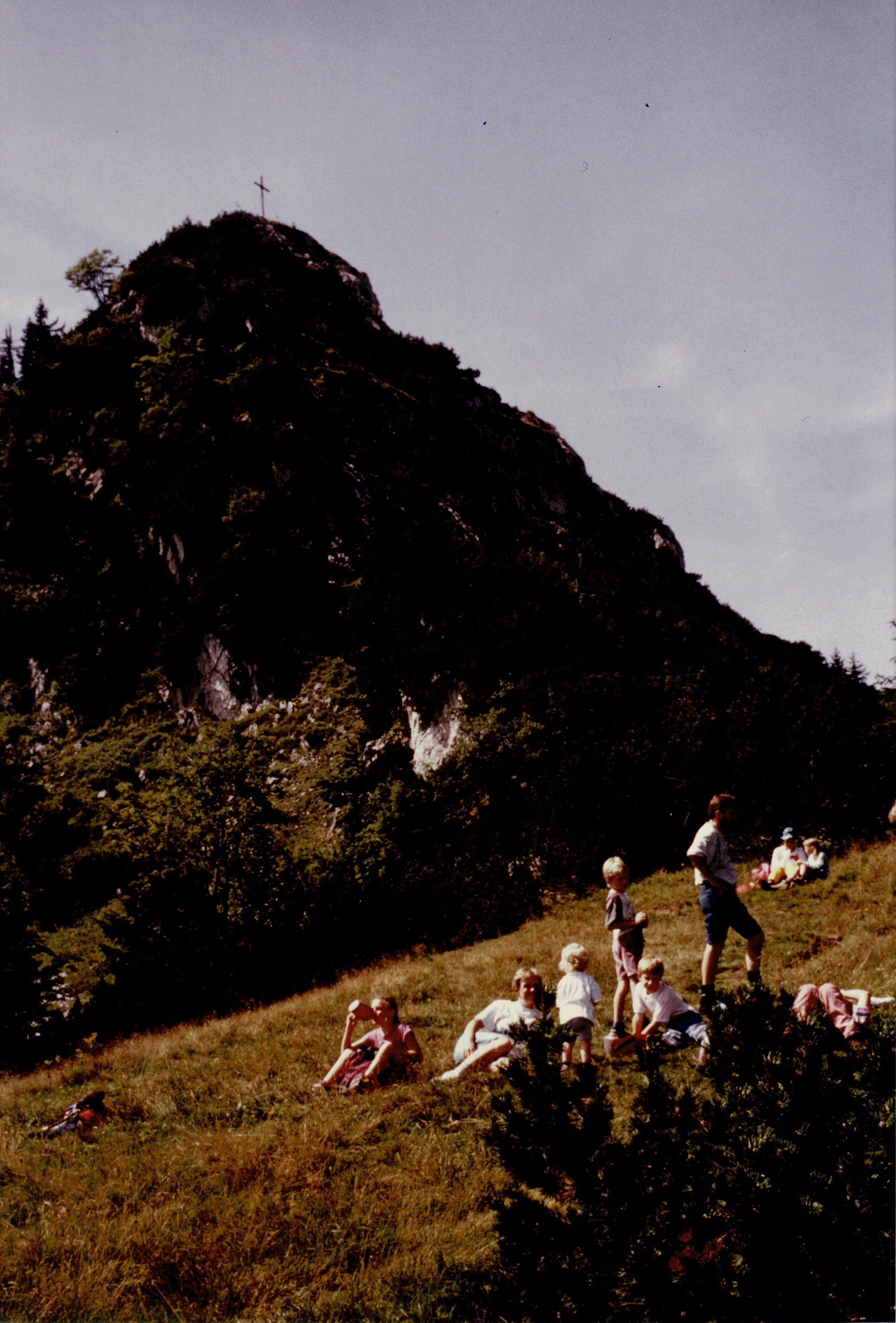 Blick zum Gipfelkreuz Image