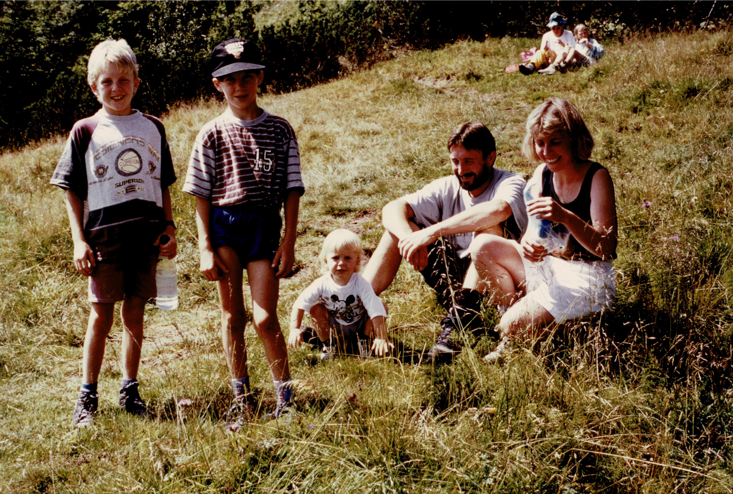 Rosmarie und Rupert Stübl mit Rupert, Sepp und Sebastian Image