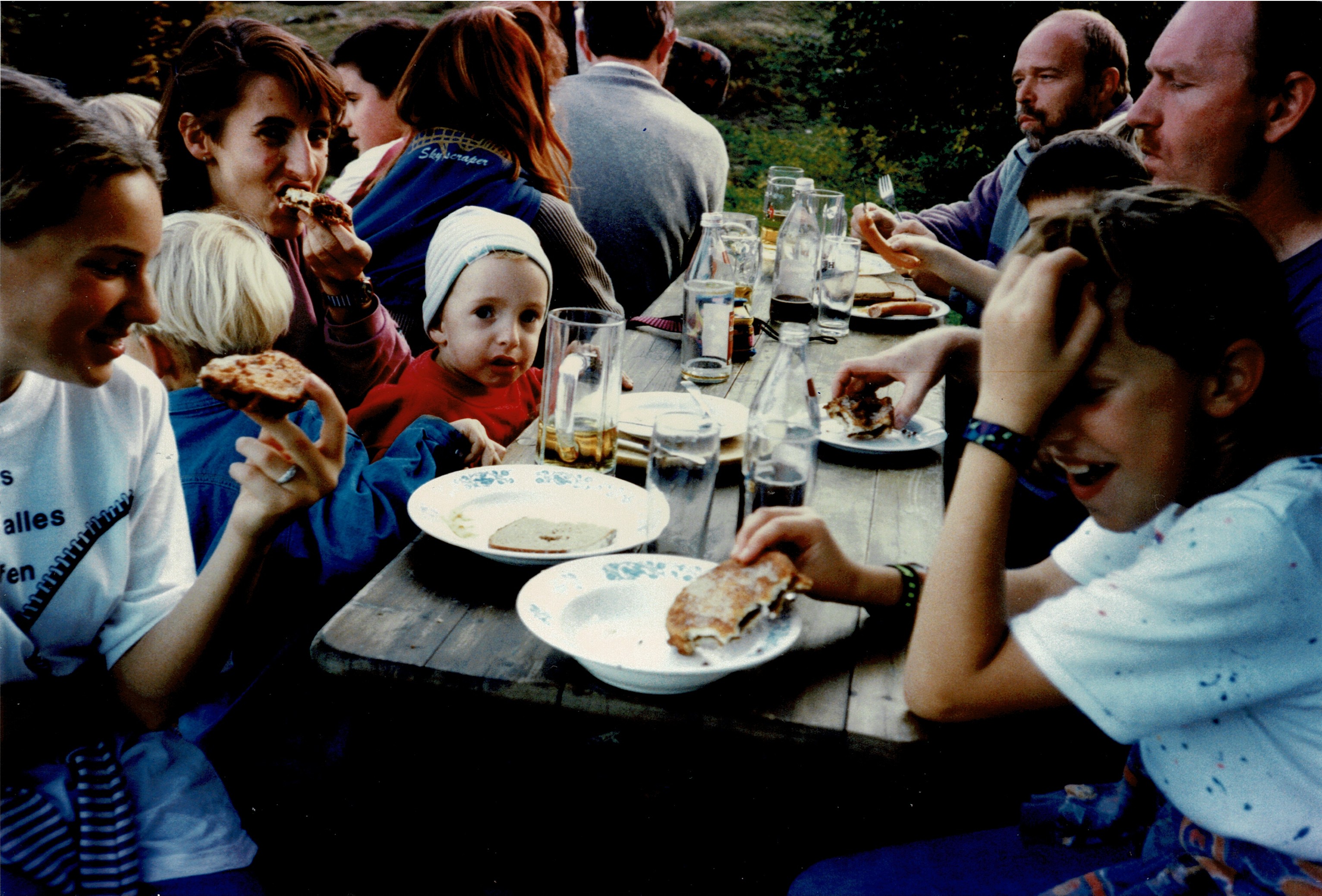 Brotzeit und Rast auf der Alm Image